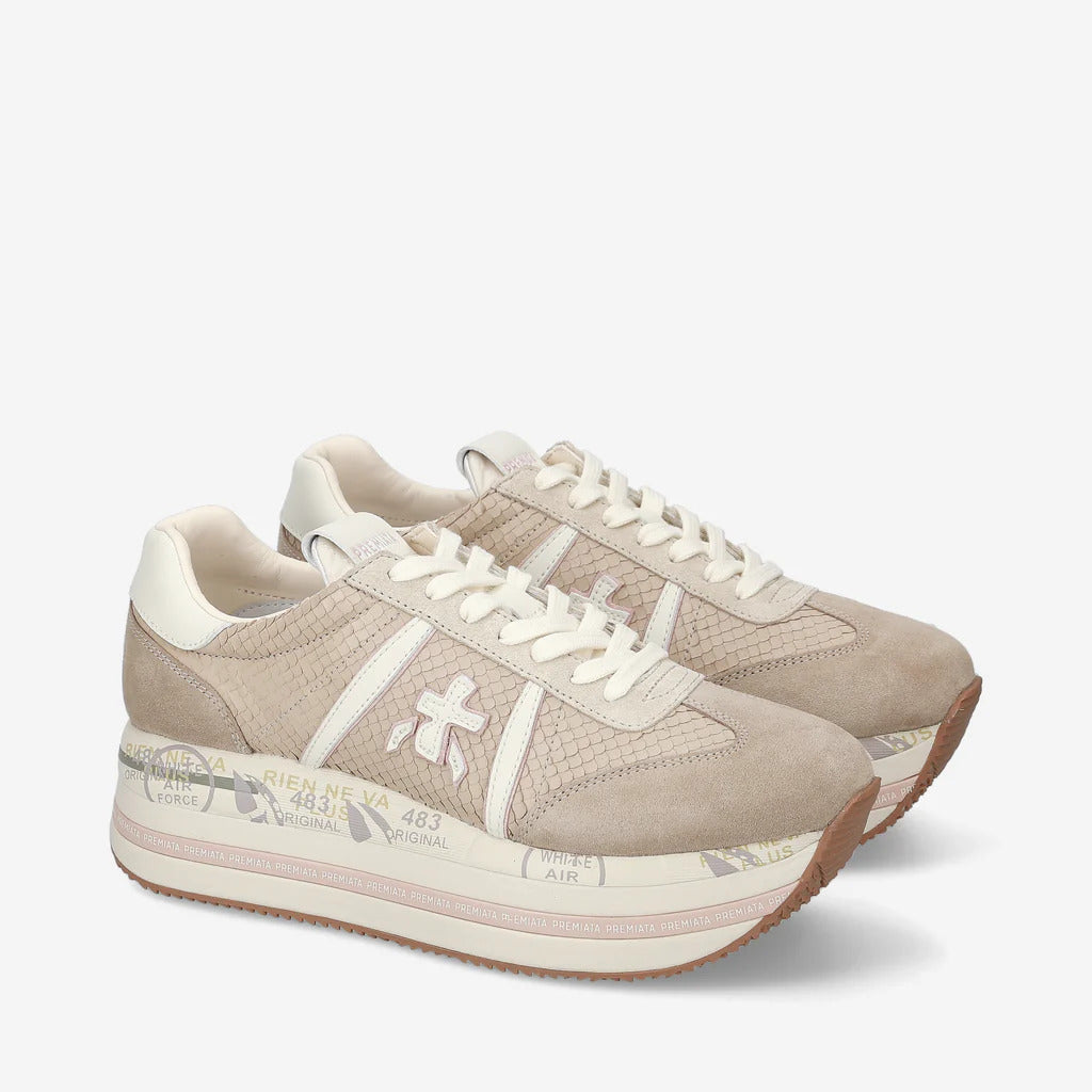 PREMIATA Sneaker Donna Beth 7039-Tortora