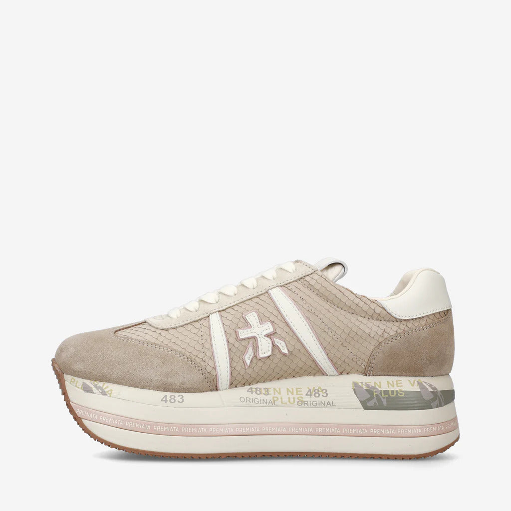PREMIATA Sneaker Donna Beth 7039-Tortora