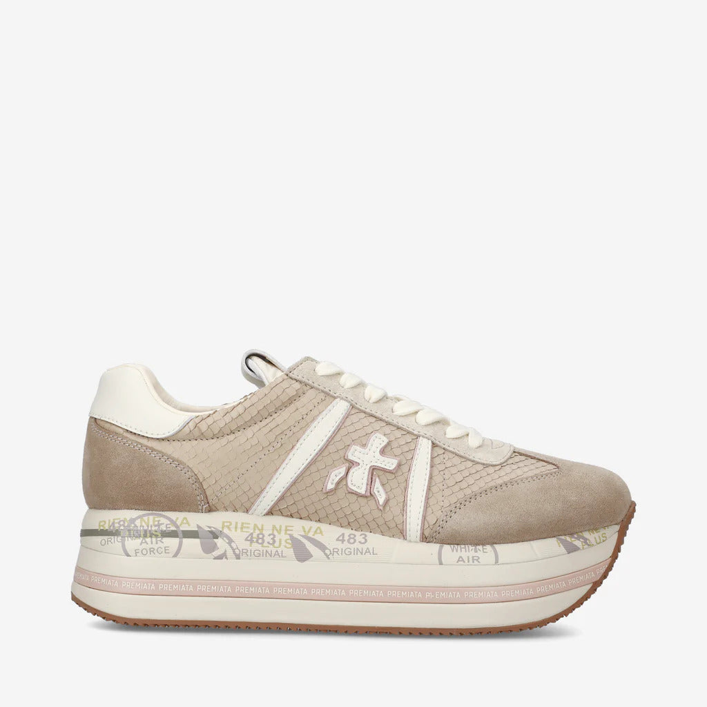 PREMIATA Sneaker Donna Beth 7039-Tortora