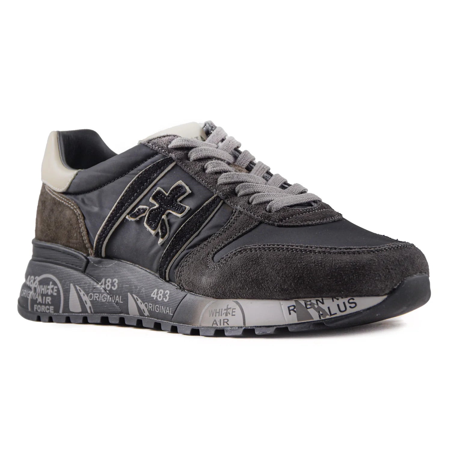 PREMIATA Sneaker Uomo Lander 4951-Grigio Nero
