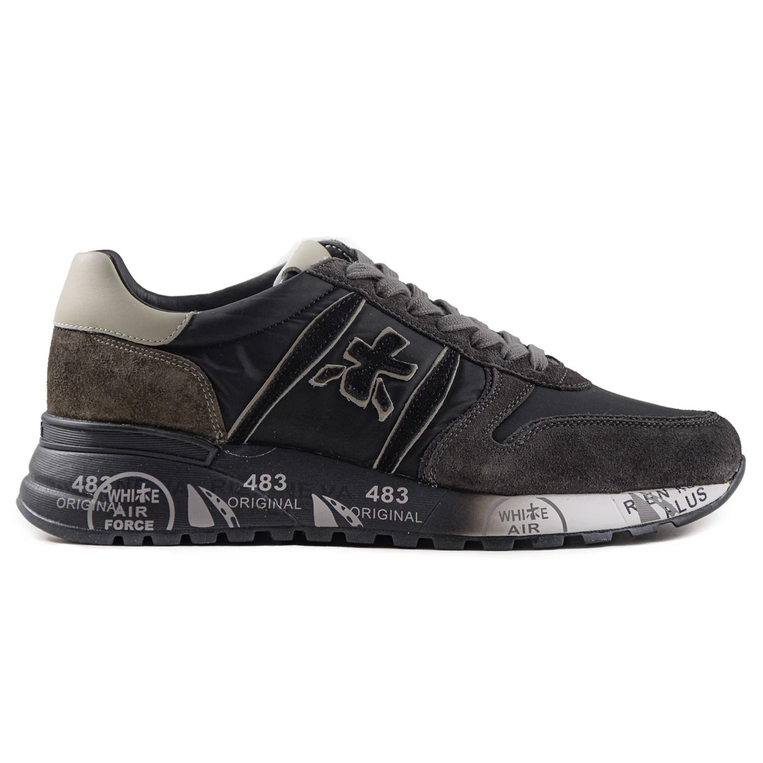 PREMIATA Sneaker Uomo Lander 4951-Grigio Nero