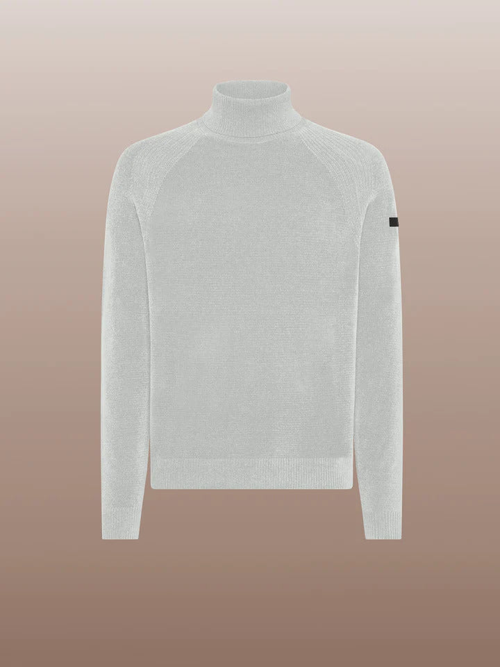 RRD Maglione Uomo Velvet Turtleneck-Ice White