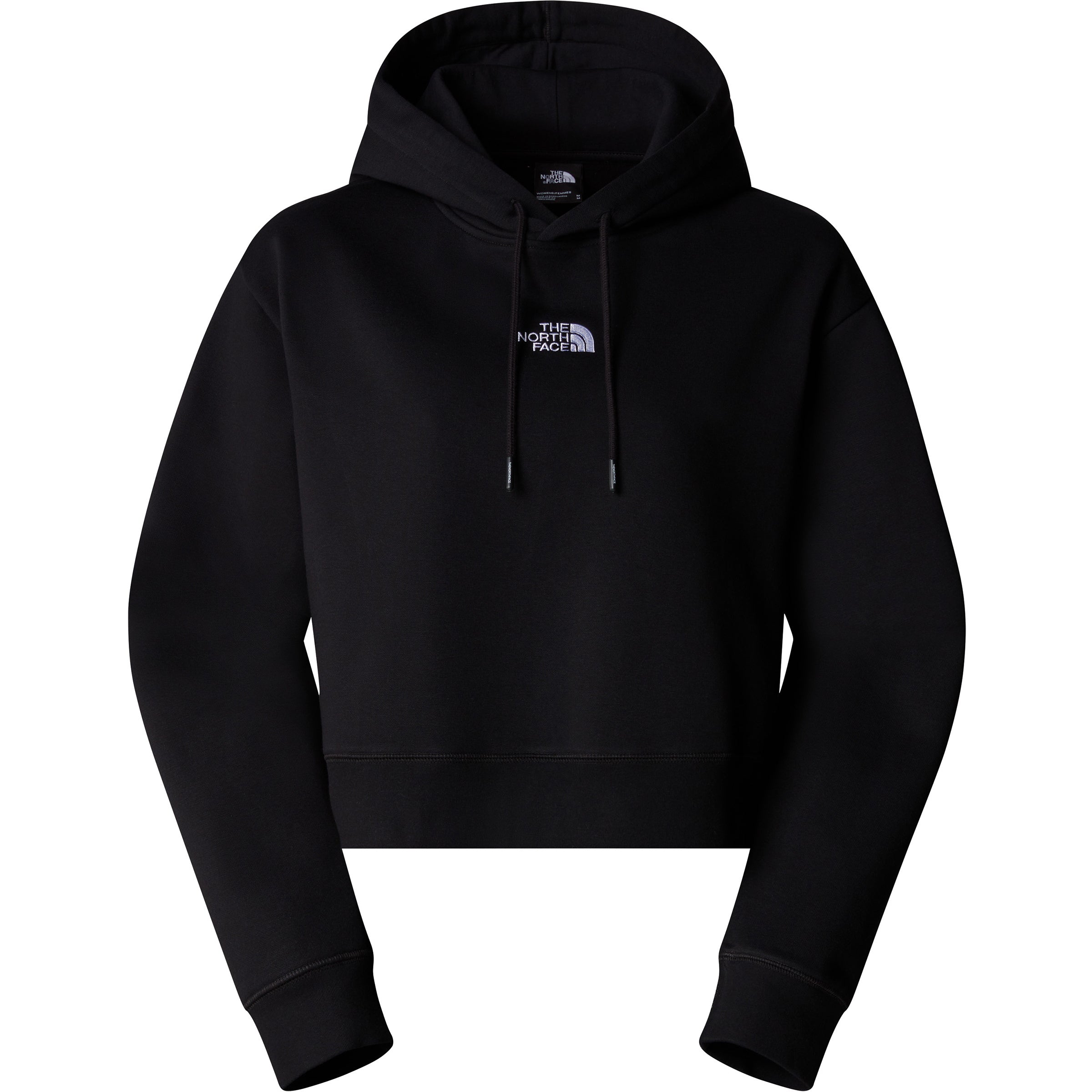 THE NORTH FACE Felpa Cappuccio Donna Crop Essential-Tnf Black