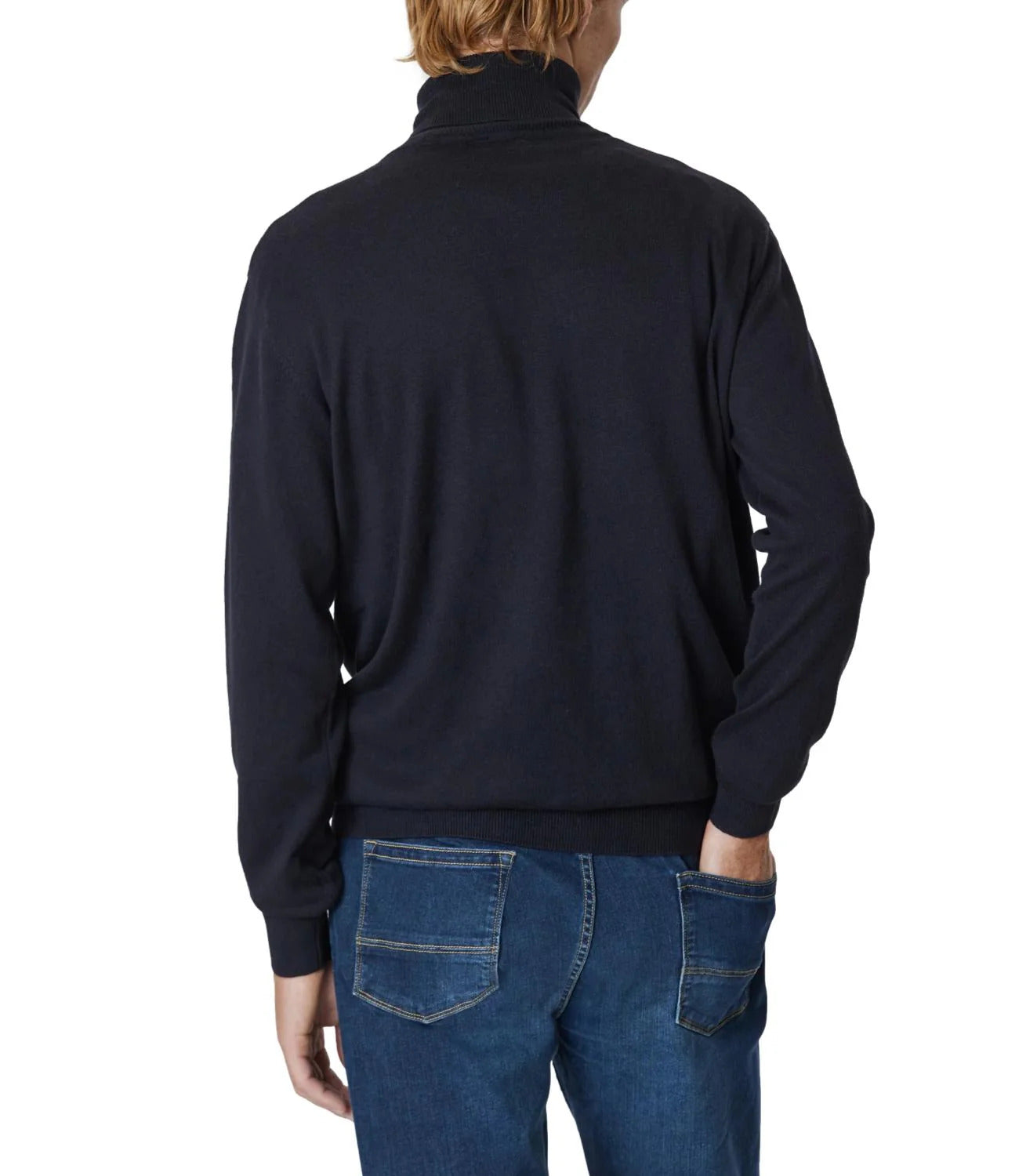 U.S. POLO ASSN. Pullover Uomo Logo Double Horseman-Nero
