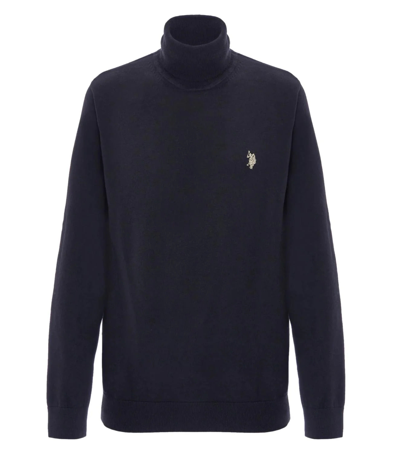 U.S. POLO ASSN. Pullover Uomo Logo Double Horseman-Nero