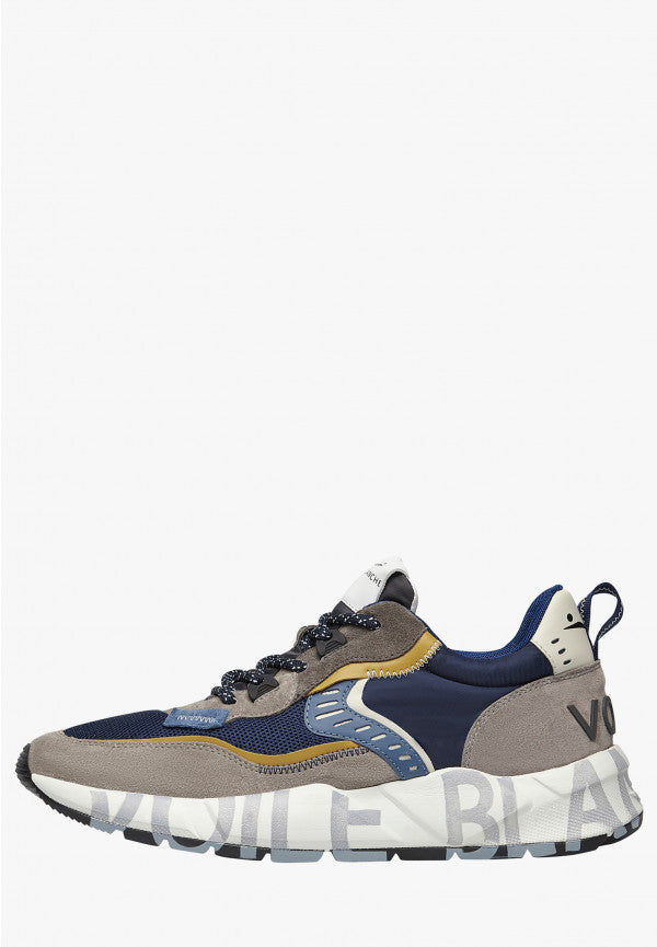 VOILE BLANCHE Sneaker Uomo CLUB01-Grigio Navy
