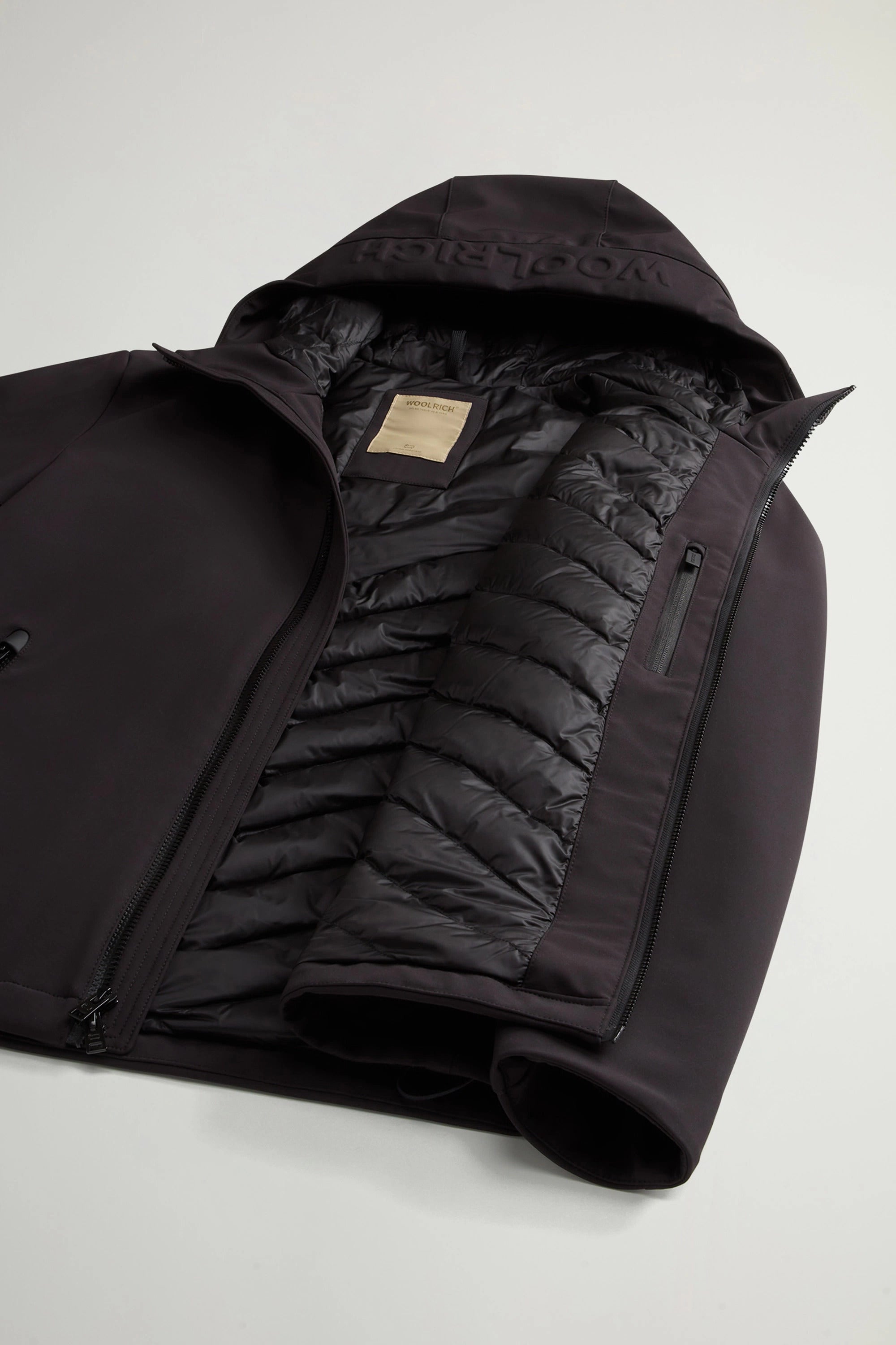 WOOLRICH Giacca Uomo Pacific Soft Shell Jacket-Black