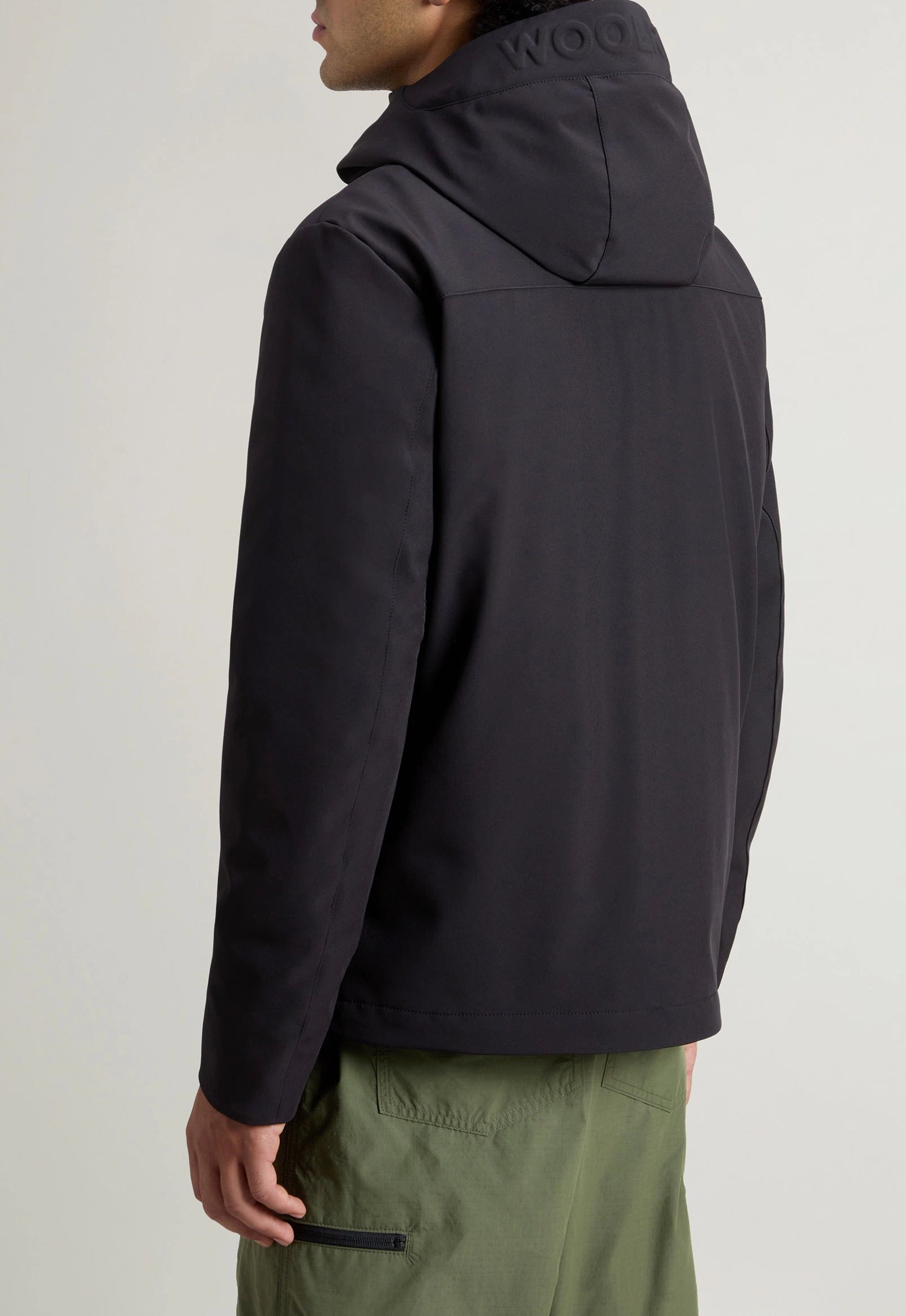 WOOLRICH Giacca Uomo Pacific Soft Shell Jacket-Black