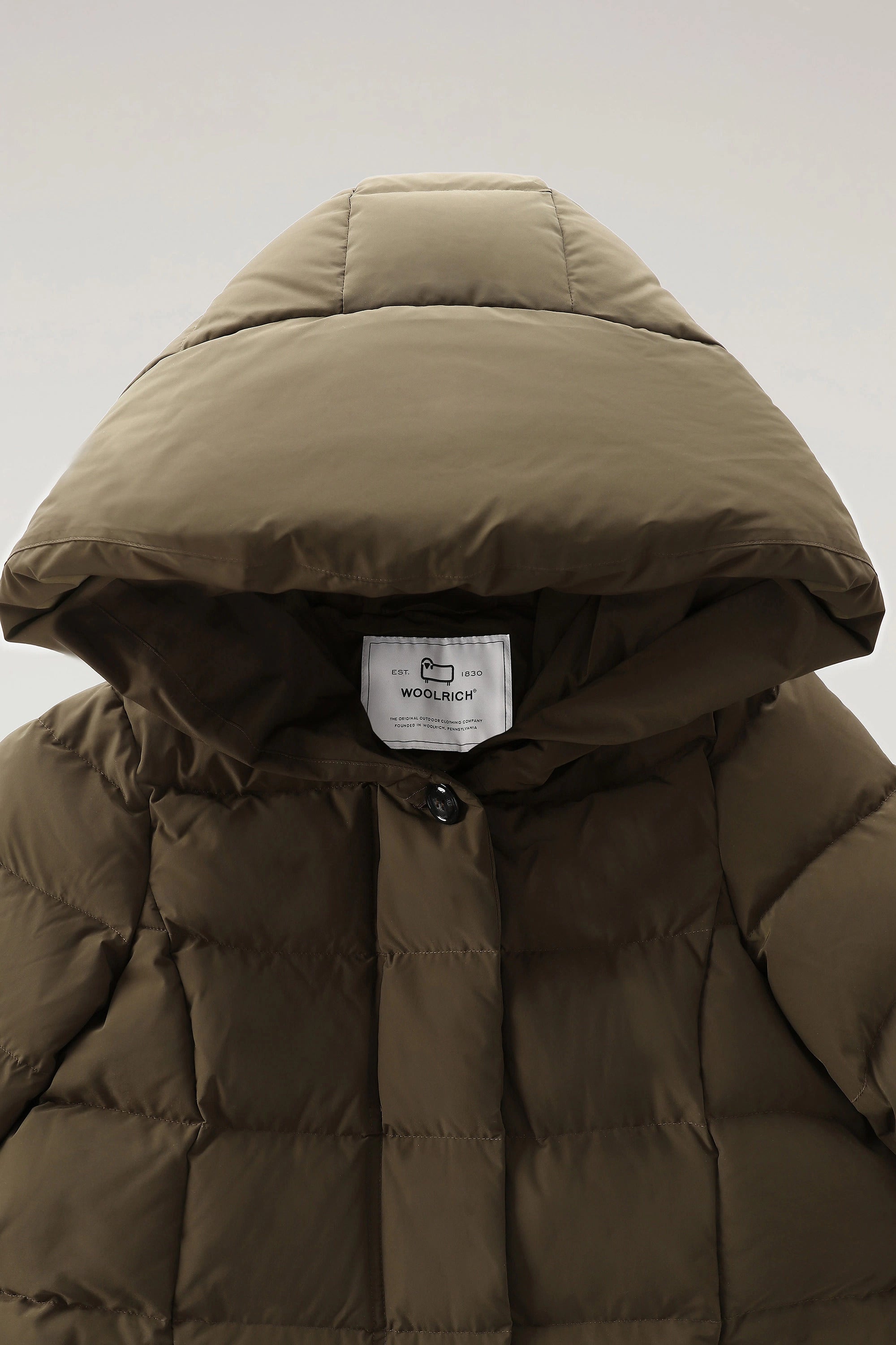 WOOLRICH Parka Donna Puffy Prescott-Dark Green