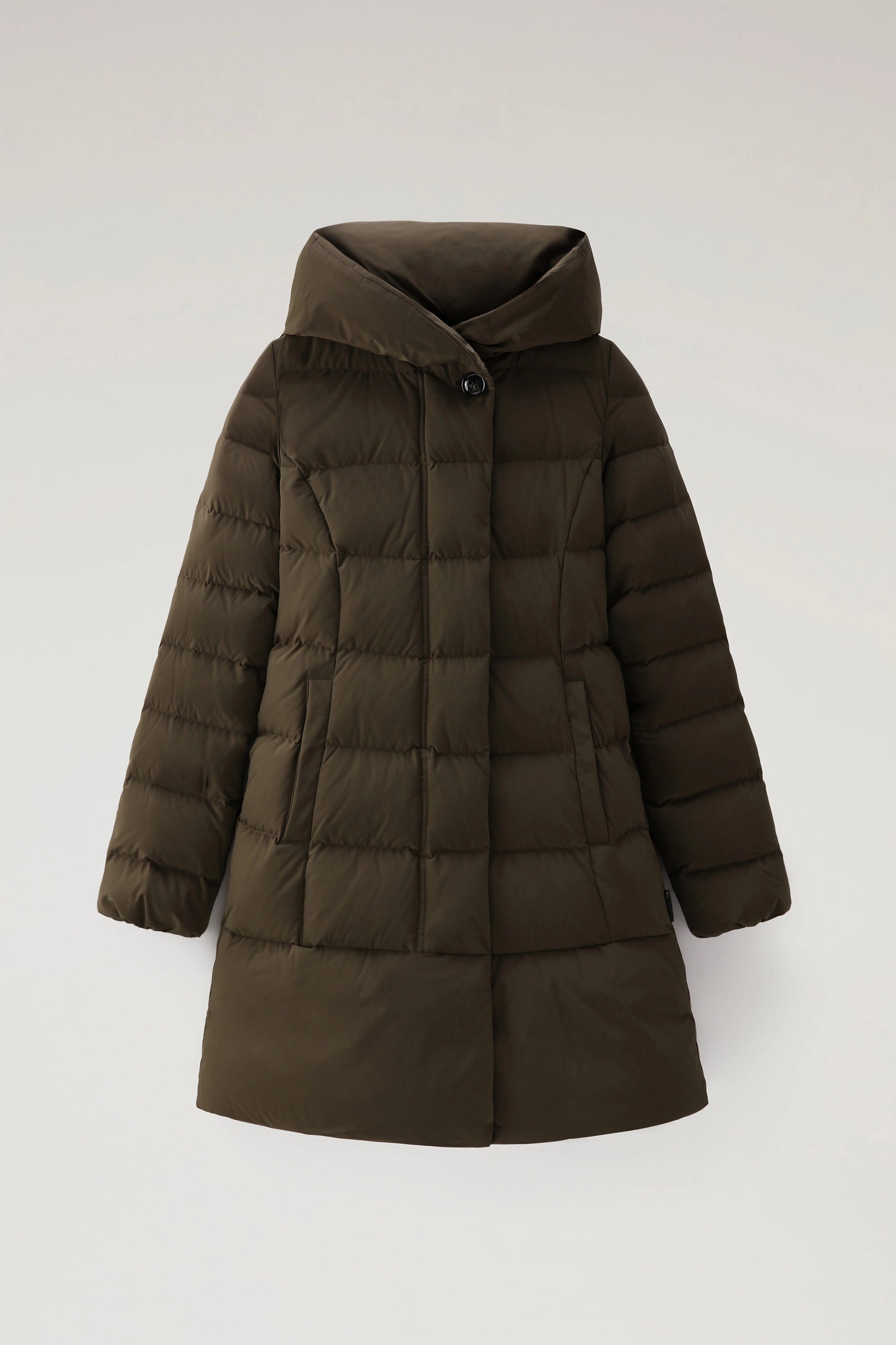 WOOLRICH Parka Donna Puffy Prescott-Dark Green