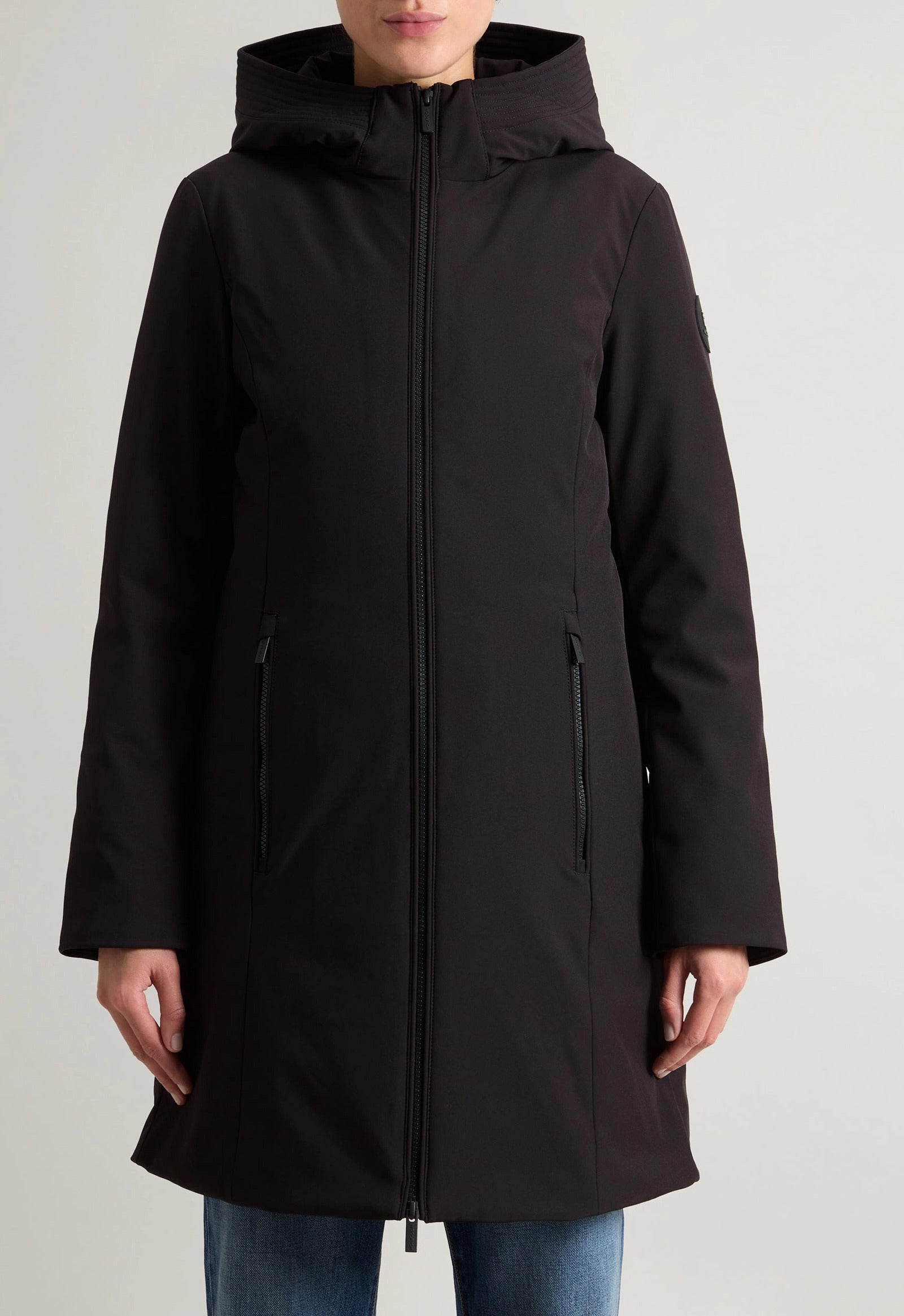 WOOLRICH Parka Donna Lungo Firth Down-Black