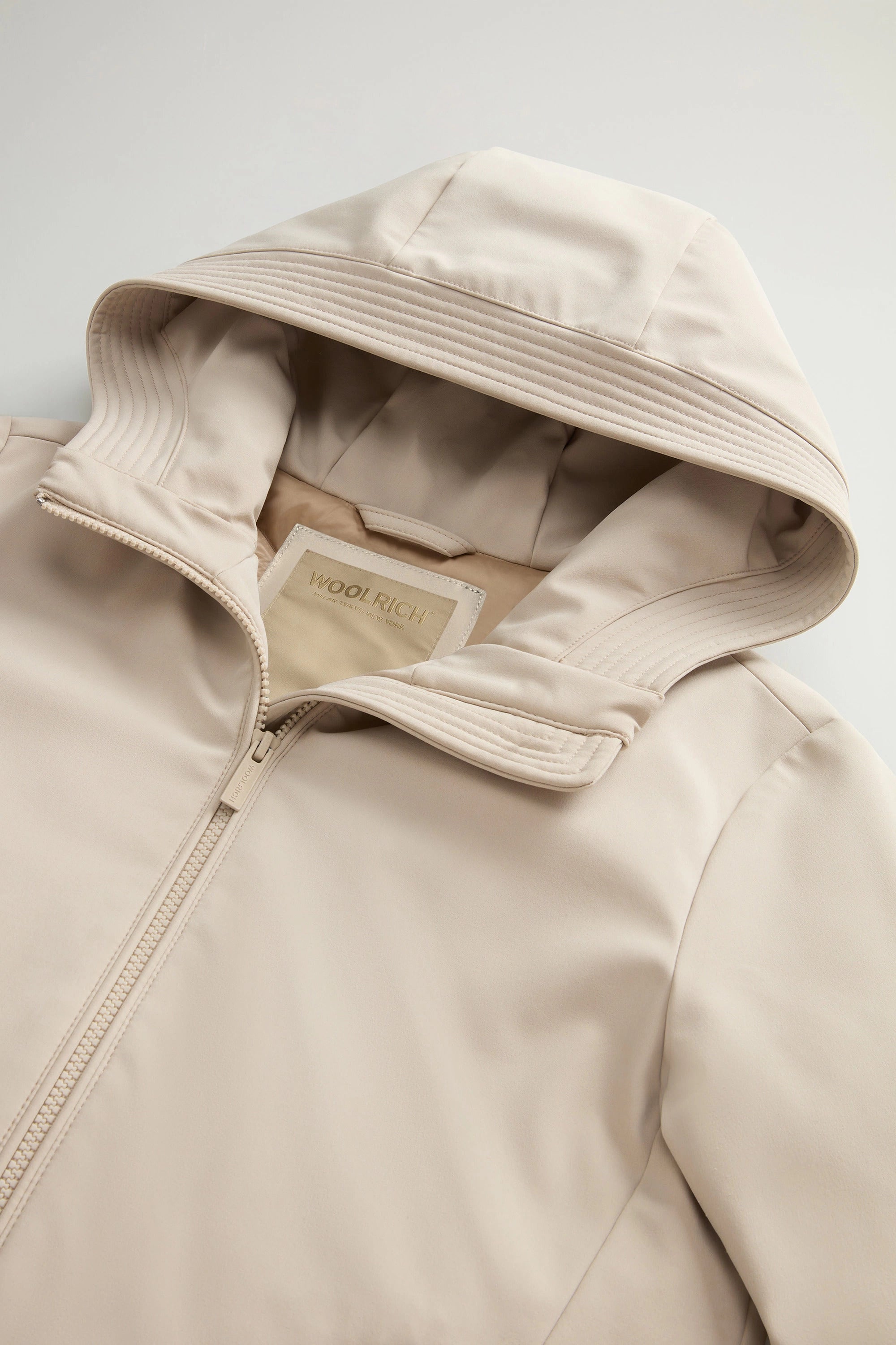 WOOLRICH Parka Donna Corto Firth Down Short-Oxford Tan