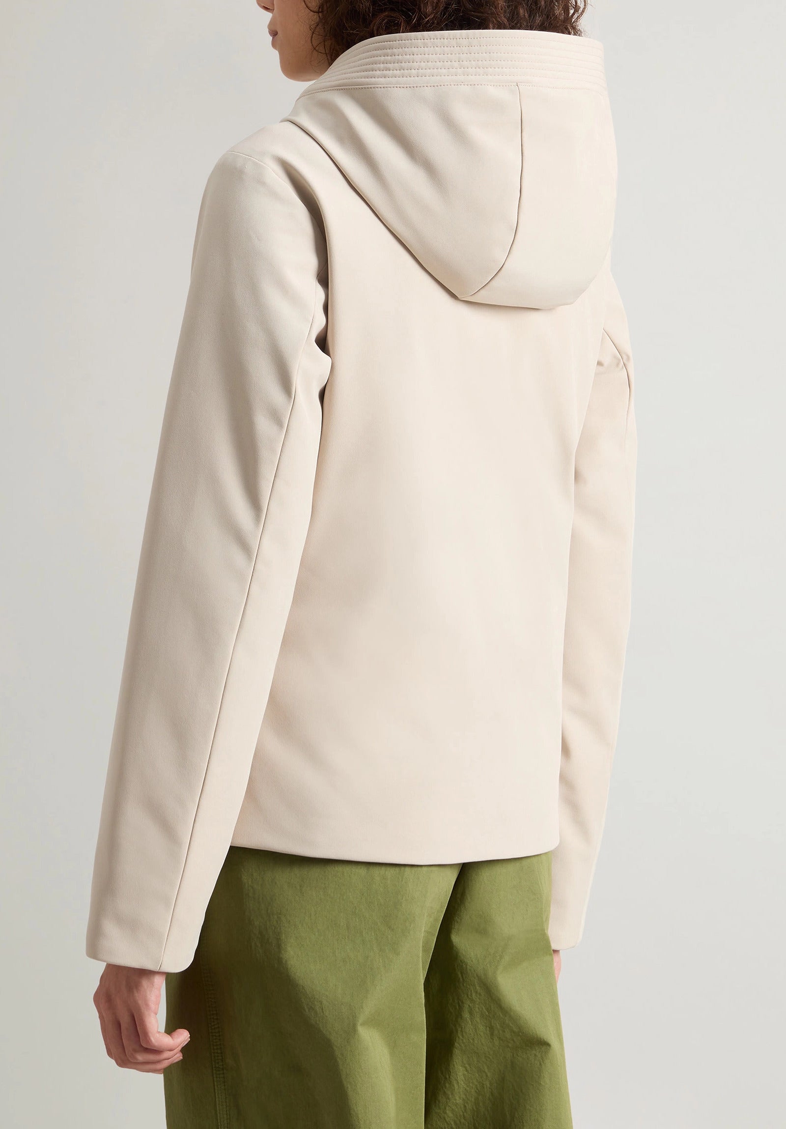 WOOLRICH Parka Donna Corto Firth Down Short-Oxford Tan