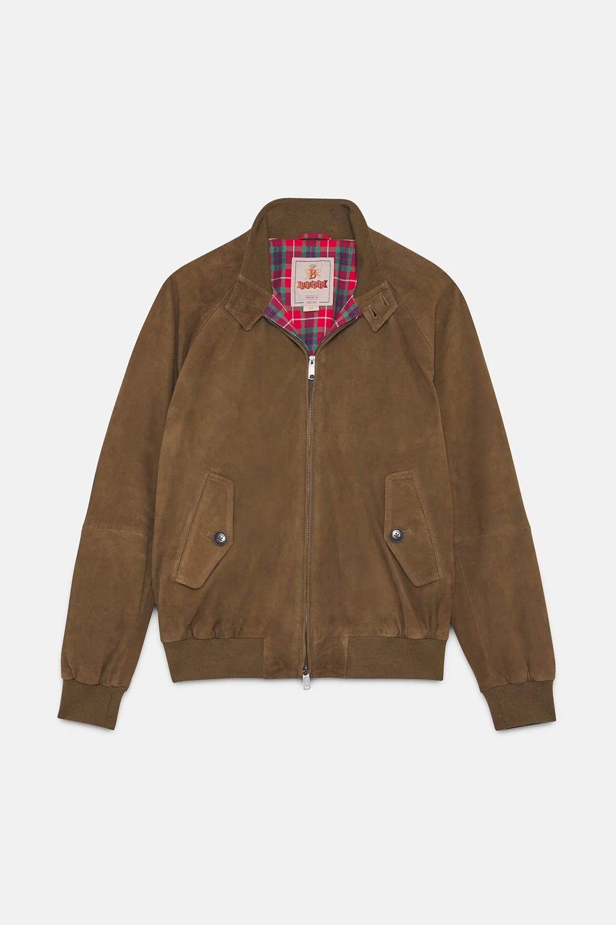 BARACUTA Giubbino Uomo G9 Suede-Dark Olive