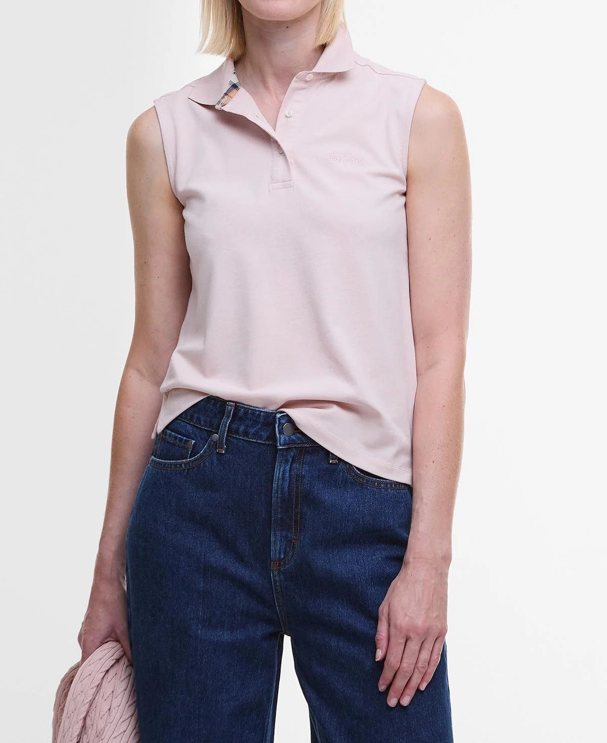 BARBOUR Polo Donna Bowford Sleeveless-Primrose Pink