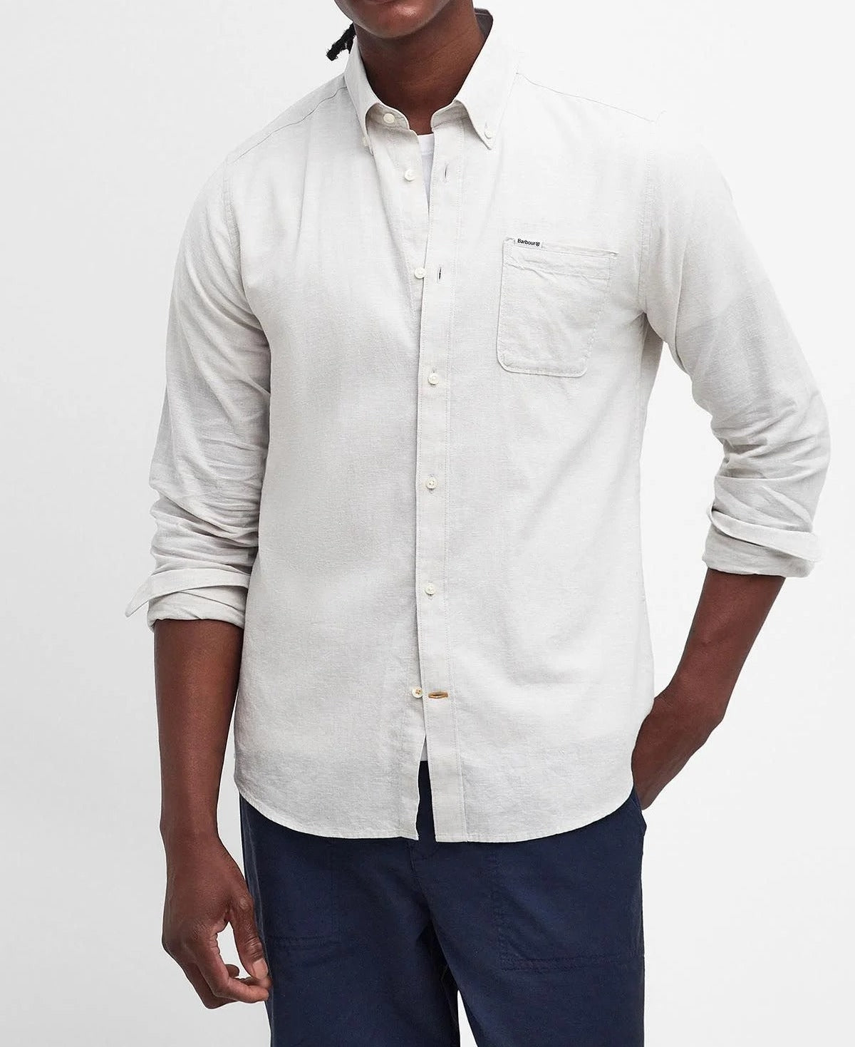 BARBOUR Camicia Uomo Nelson Sartoriale-Mist