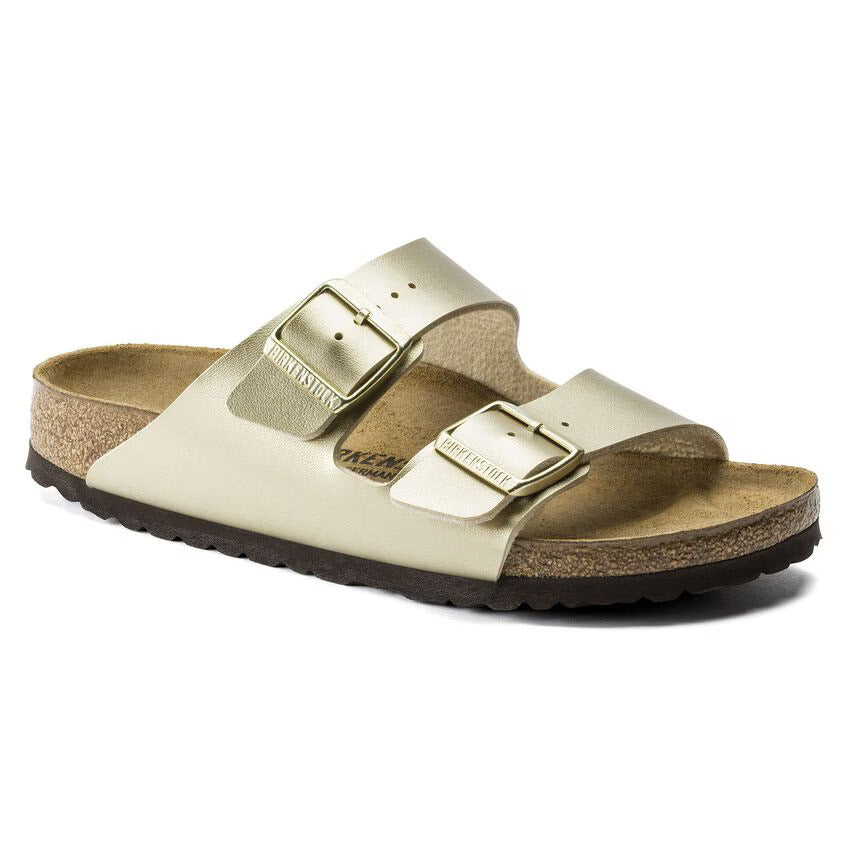 BIRKENSTOCK Ciabatta Donna Arizona Birko Flor-Gold