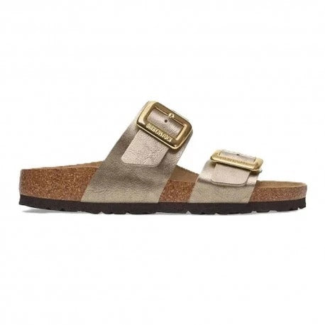 BIRKENSTOCK Ciabatta Donna Sydney Cushion Buckle-Graceful Taupe