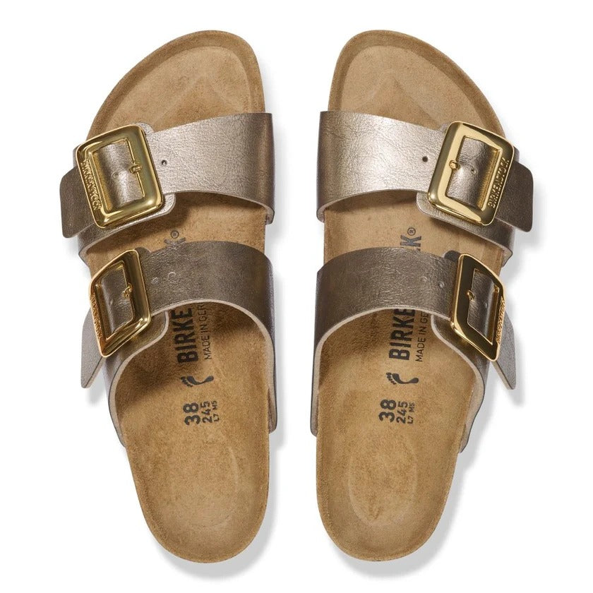 BIRKENSTOCK Ciabatta Donna Sydney Cushion Buckle-Graceful Taupe