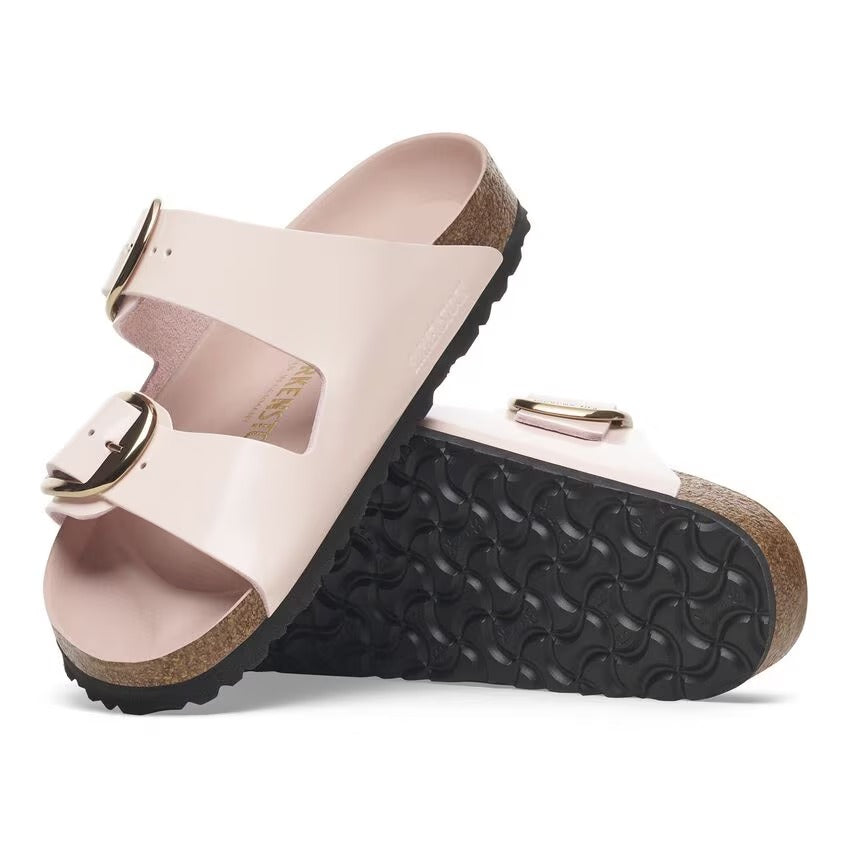 BIRKENSTOCK Ciabatta Donna Arizona Big Buckle-High Shine Light Rose