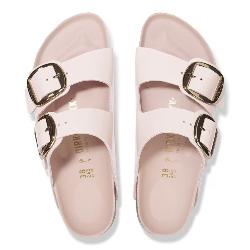 BIRKENSTOCK Ciabatta Donna Arizona Big Buckle-High Shine Light Rose