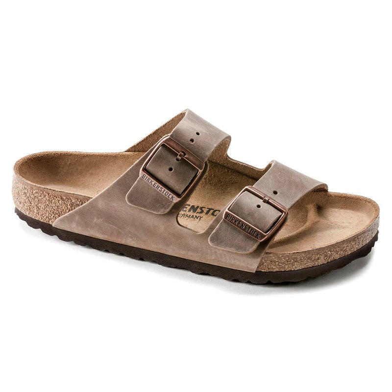 BIRKENSTOCK Ciabatta Uomo Arizona Oiled Leather-Tobacco Brown