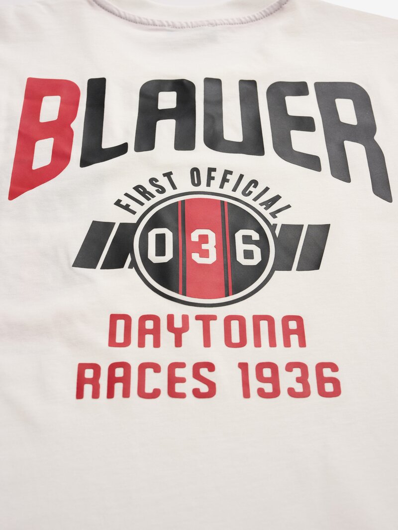 BLAUER T-shirt Uomo Judson-Bianco Neve