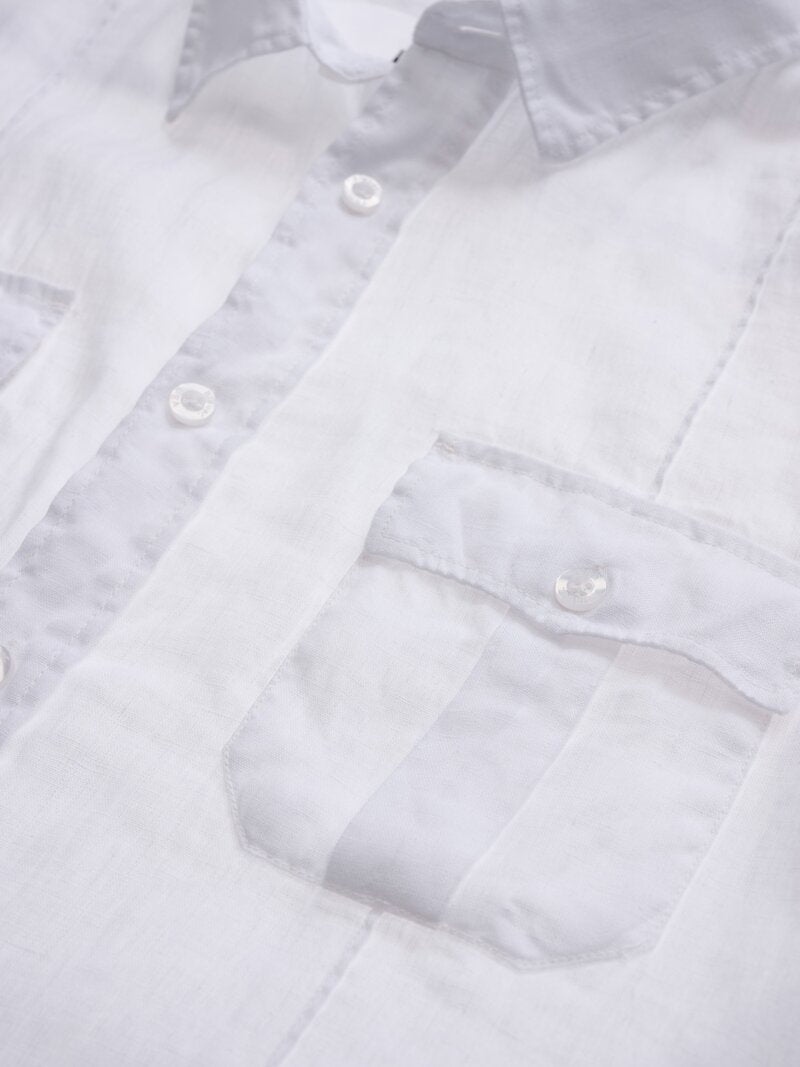 BLAUER Camicia Uomo Benson-Bianco Ottico
