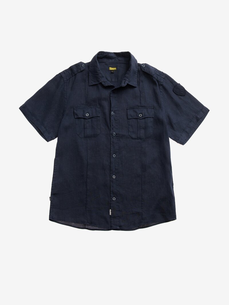 BLAUER Camicia Uomo Benson-Blu