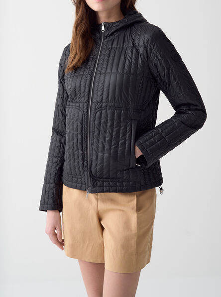 COLMAR Piumino Donna Lucido Leggero-Nero