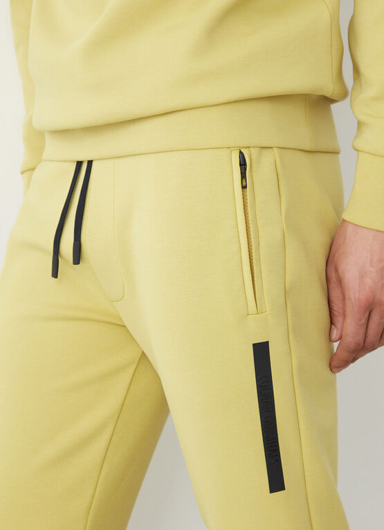 COLMAR Pantalone Uomo Logo Tape-Giallo Goldsand