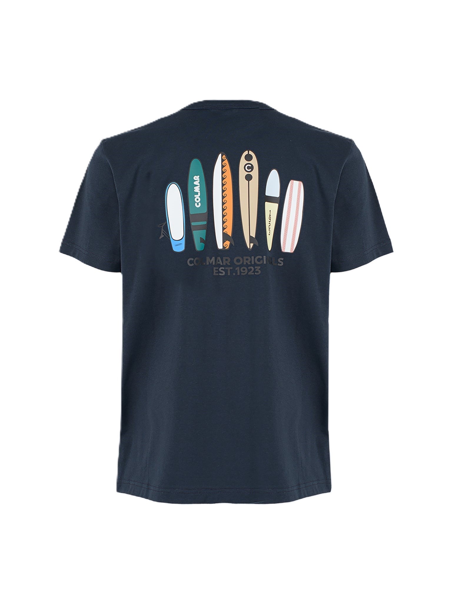 COLMAR T-Shirt uomo stampa surf-Navy