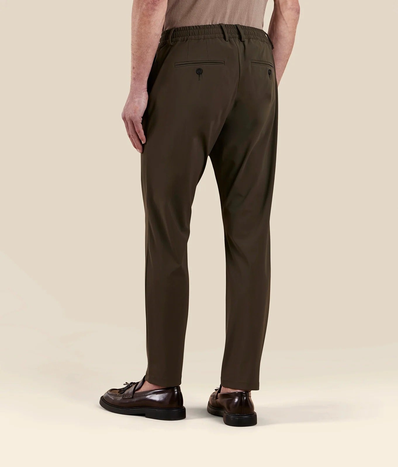 CRUNA Pantalone Uomo Mitte Tessuto Tecnico-Verde