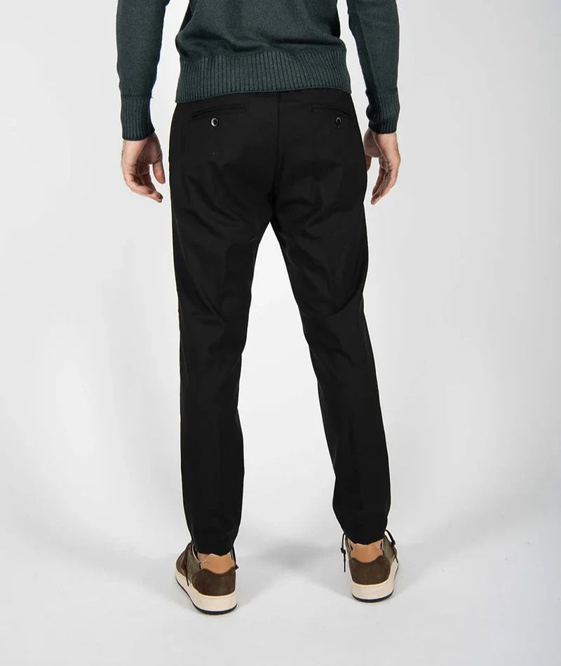 CRUNA Pantalone Uomo Mitte Tessuto Tecnico-Nero