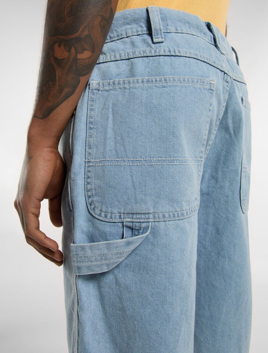 DICKIES Shorts Uomo Garyville Denim-Blu Vintage