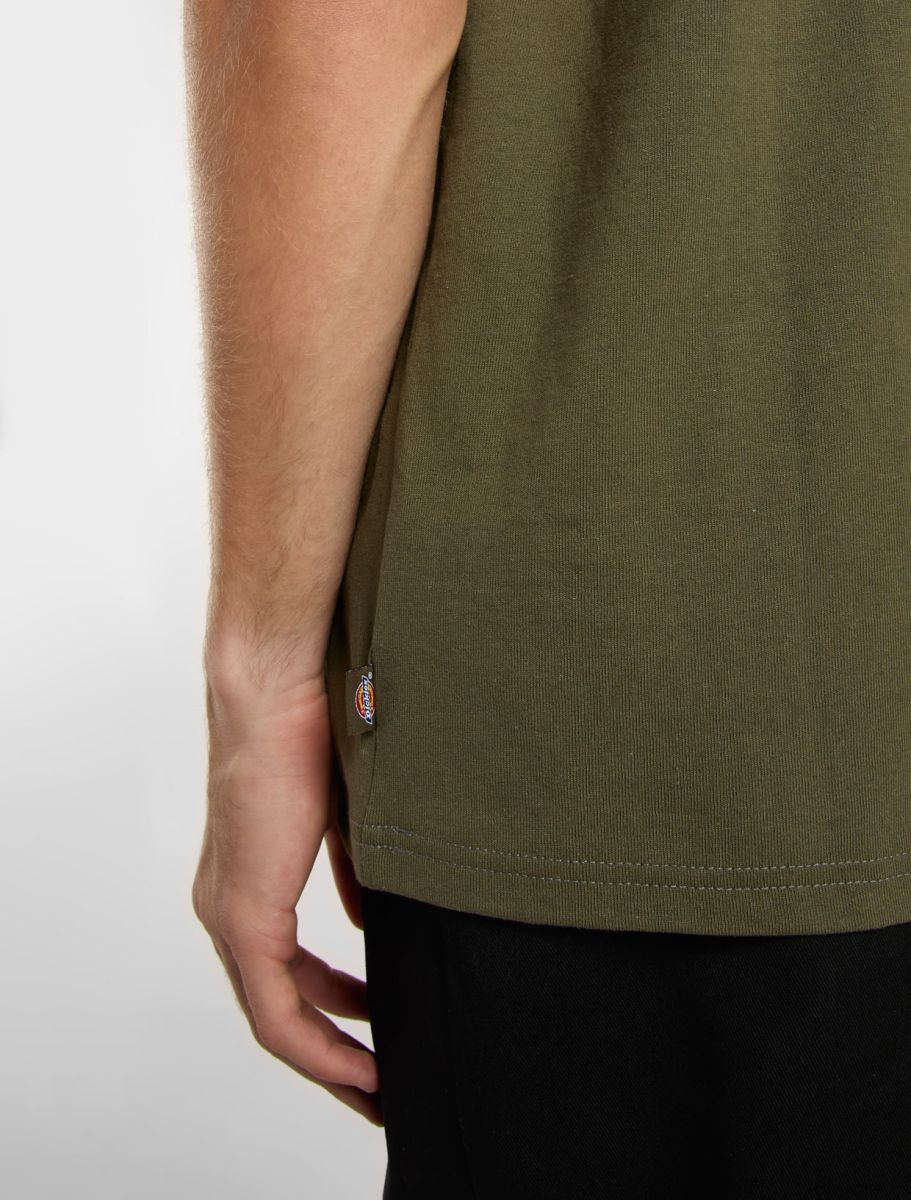DICKIES T-Shirt Uomo Clancy Heavyweight-Military Green