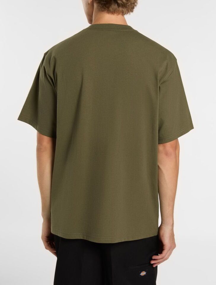 DICKIES T-Shirt Uomo Clancy Heavyweight-Military Green