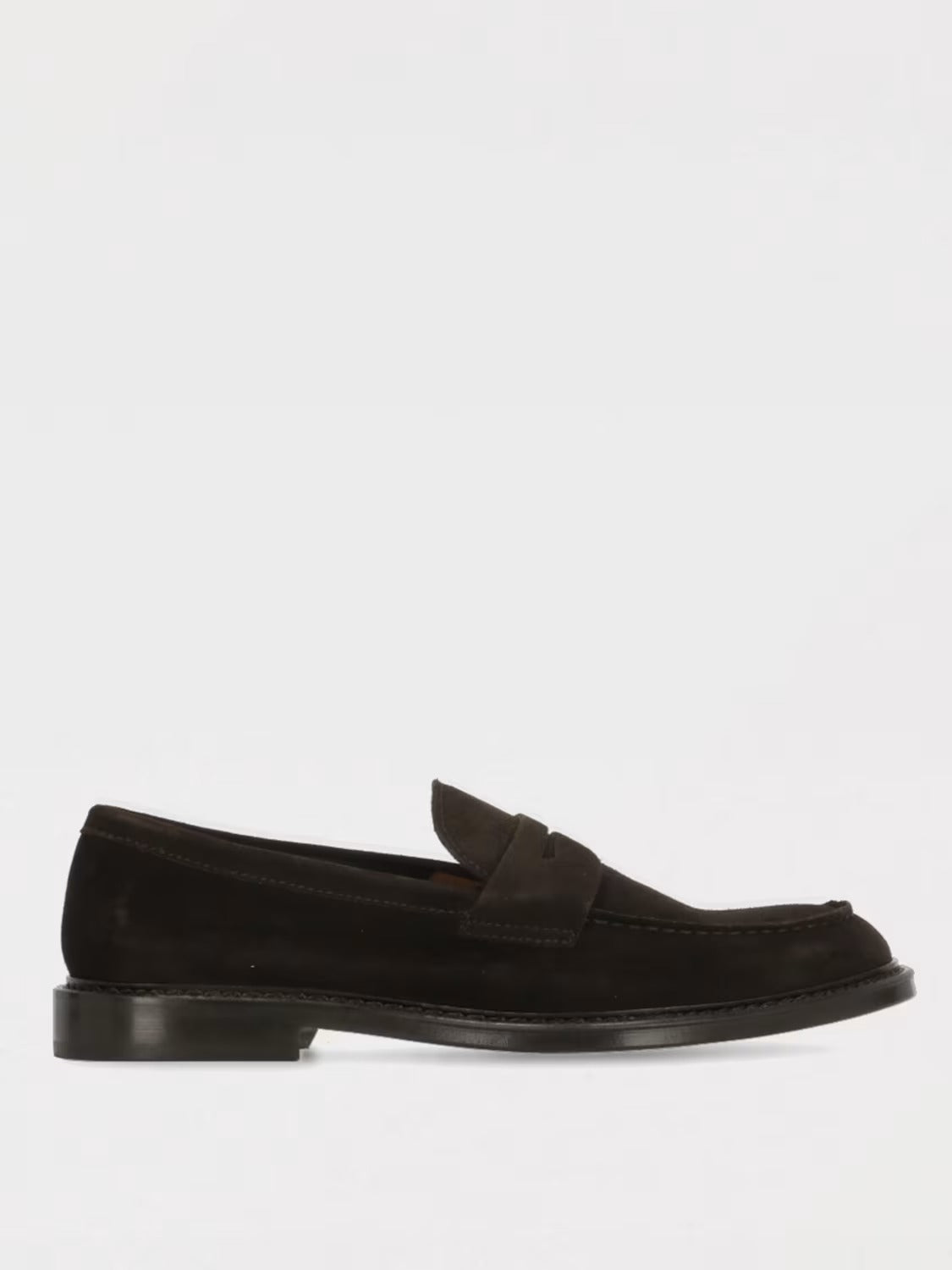 Doucal's Mocassino Penny Suede-Terre