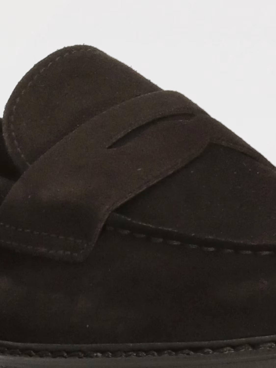 Doucal's Mocassino Penny Suede-Terre