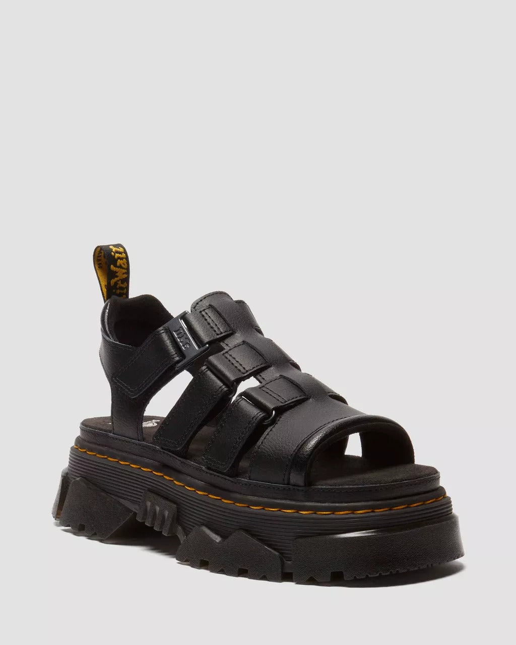Dr. Martens Sandalo Donna Mattison 3 Strap-Athena Black