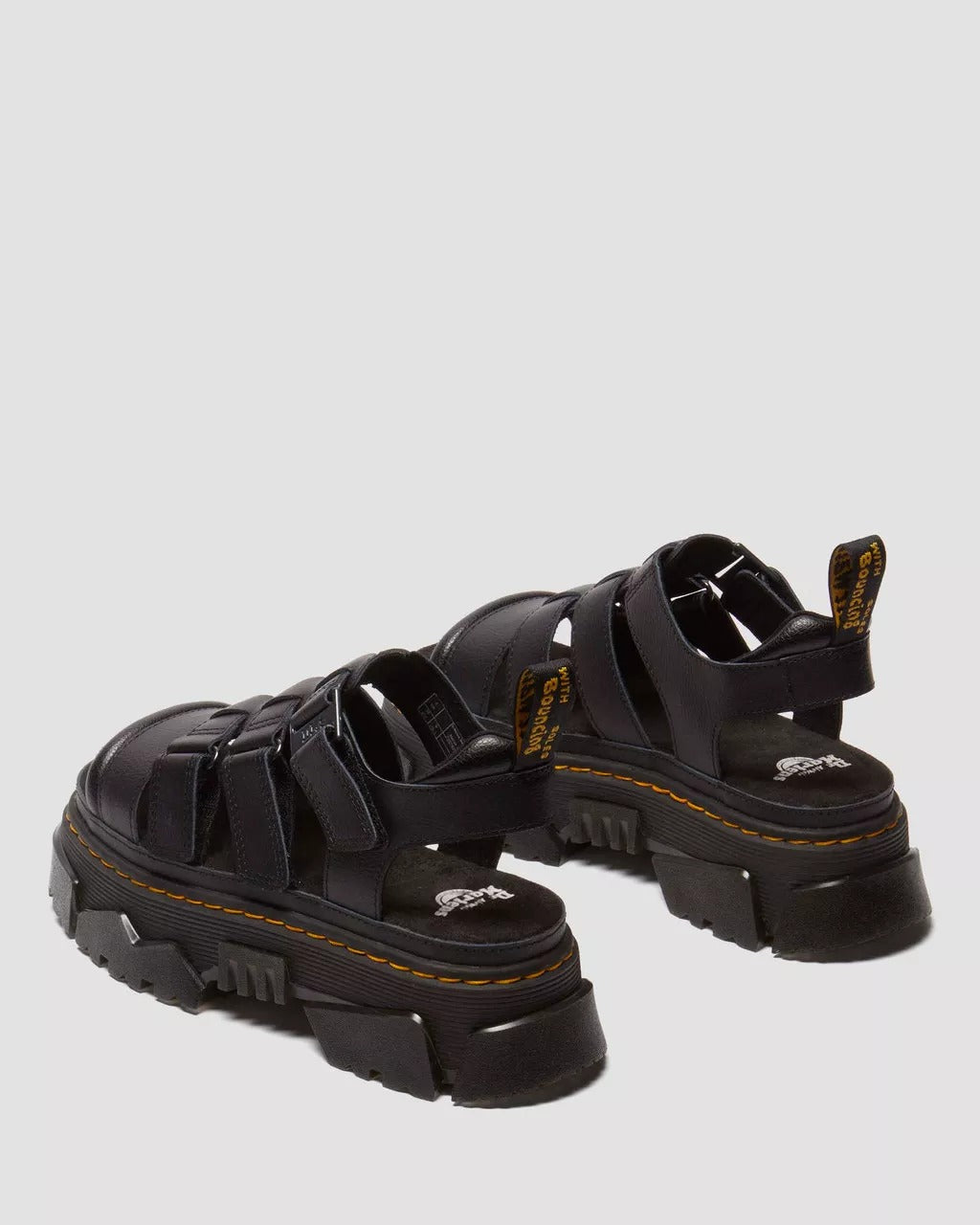 Dr. Martens Sandalo Donna Mattison 3 Strap-Athena Black