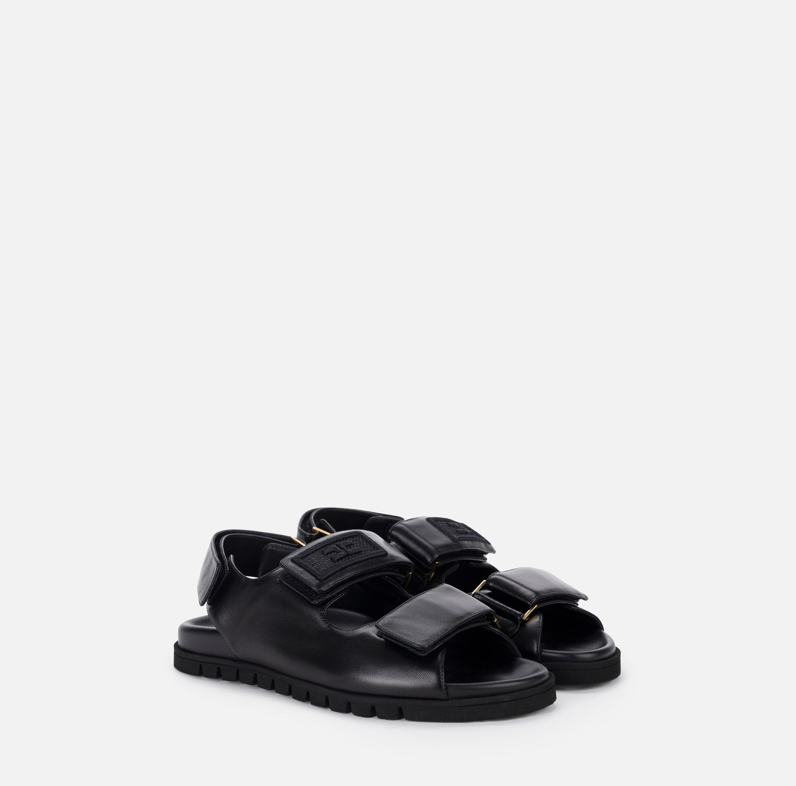 ELISABETTA FRANCHI Sandalo Basso Pelle-Nero