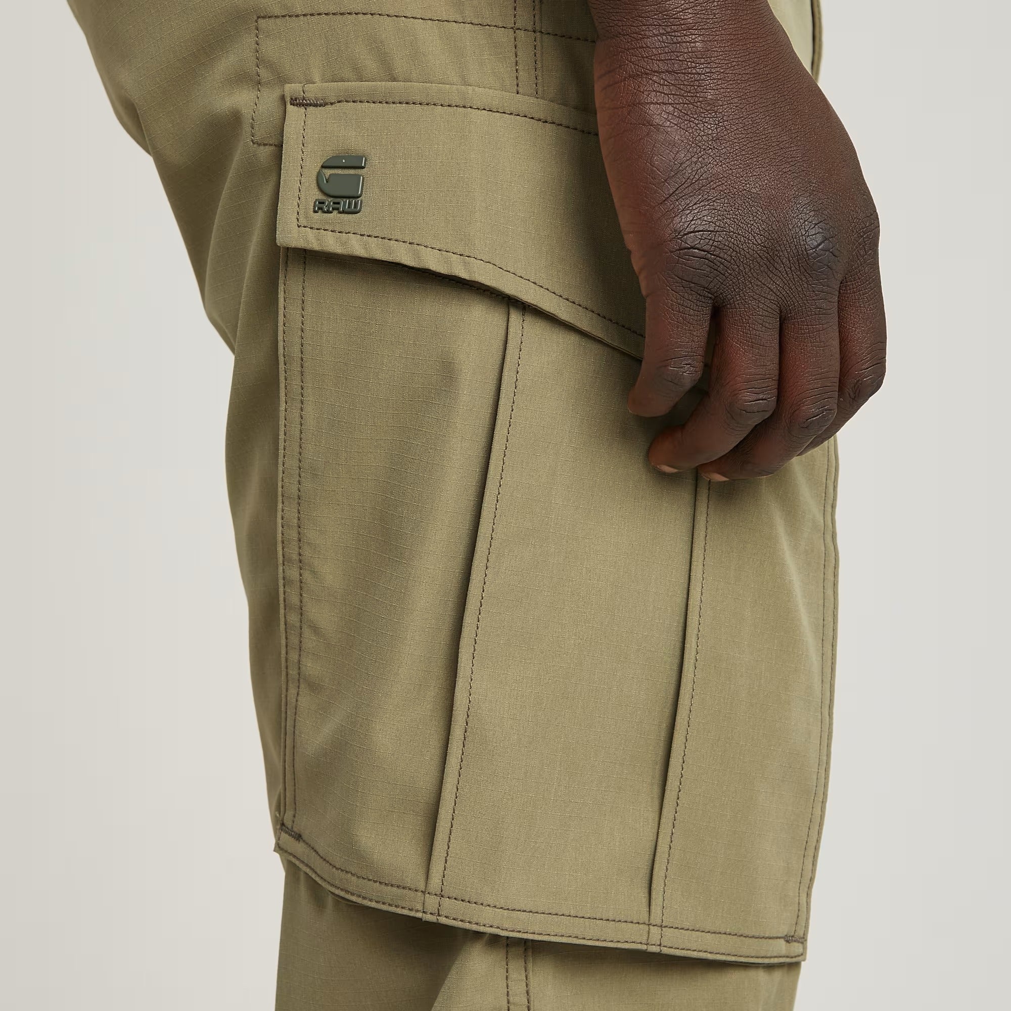 G-STAR RAW Pantalone Uomo Rovic Zip 3D Regular Tapered-Ensis Green