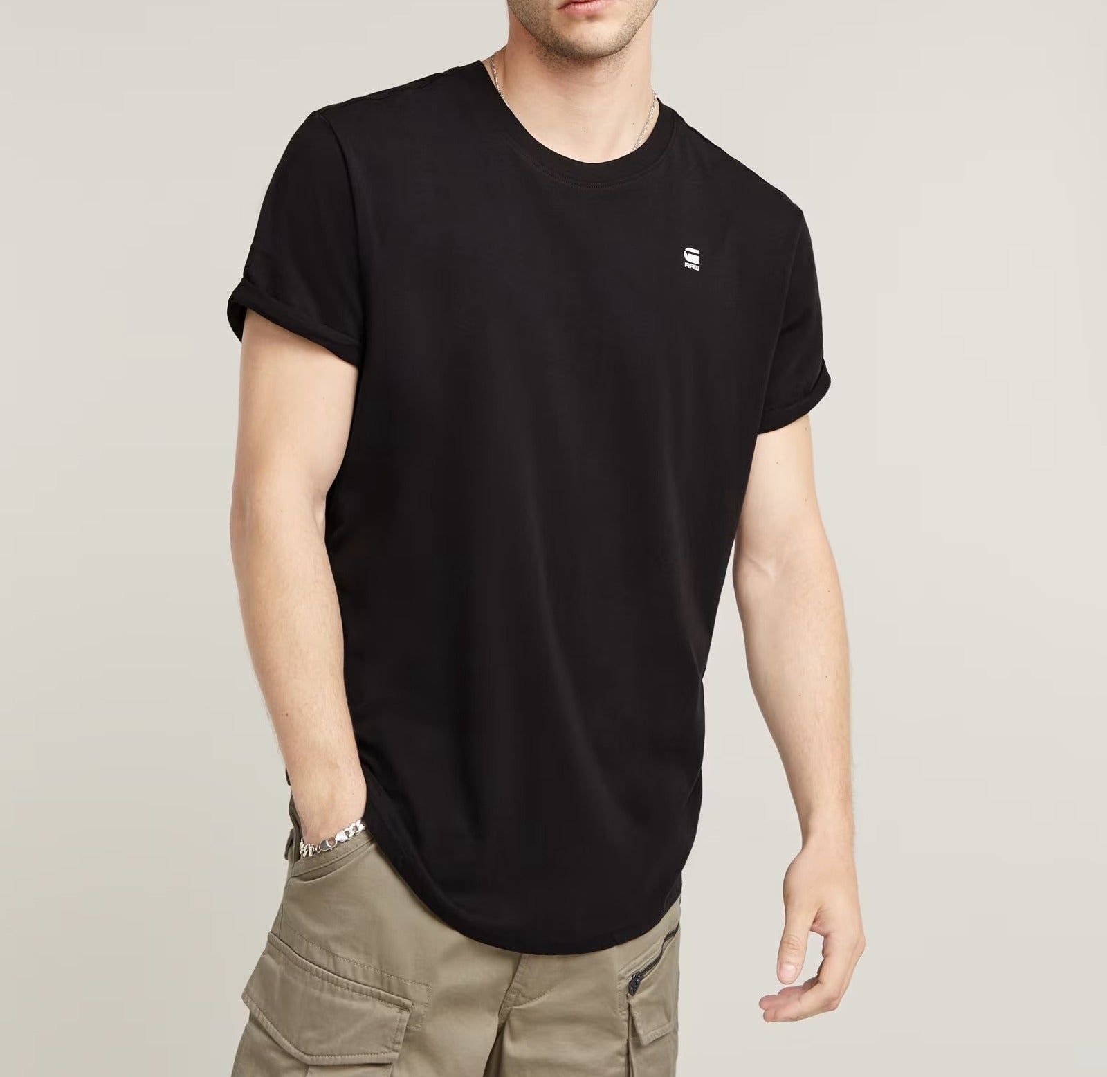 G-STAR RAW T-Shirt Uomo Lash R-Dark Black