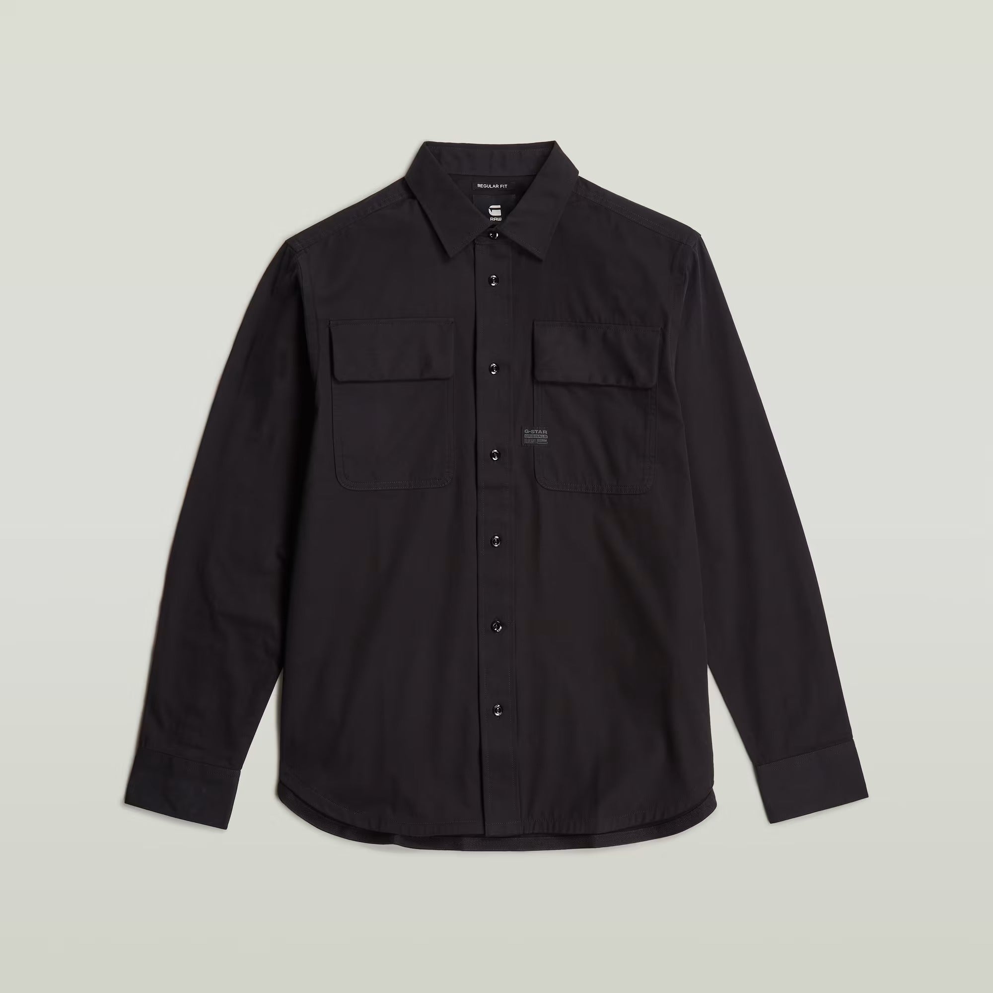 G-STAR RAW Camicia Uomo Cpo Regular Shirt-Black