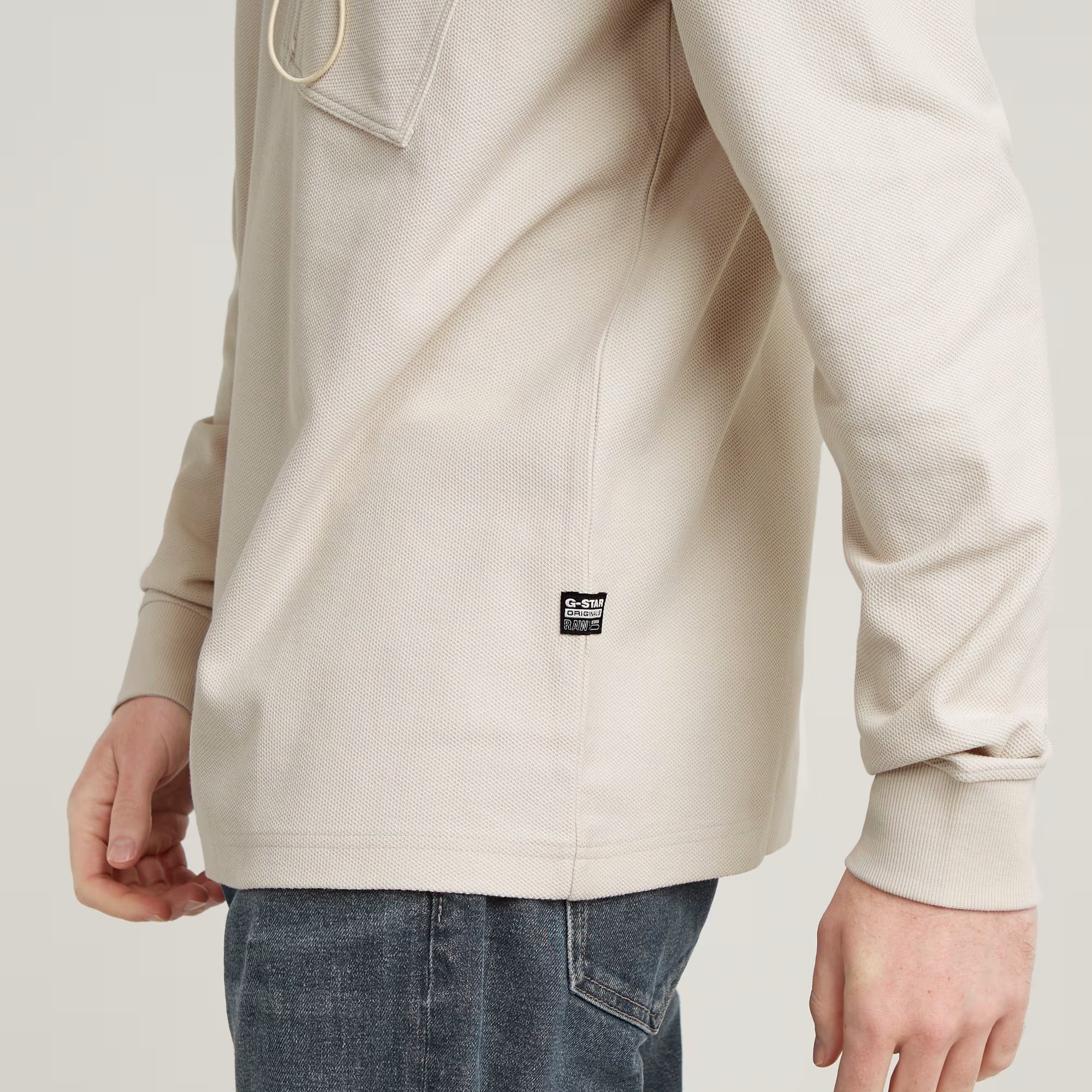 G-STAR RAW Maglia Uomo Tweeter Pocket-White