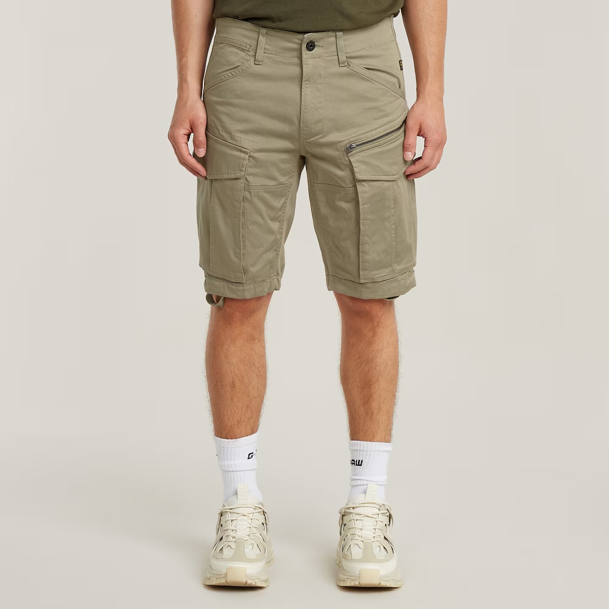 G-STAR RAW Shorts Uomo Rovic Zip Regular-Dune
