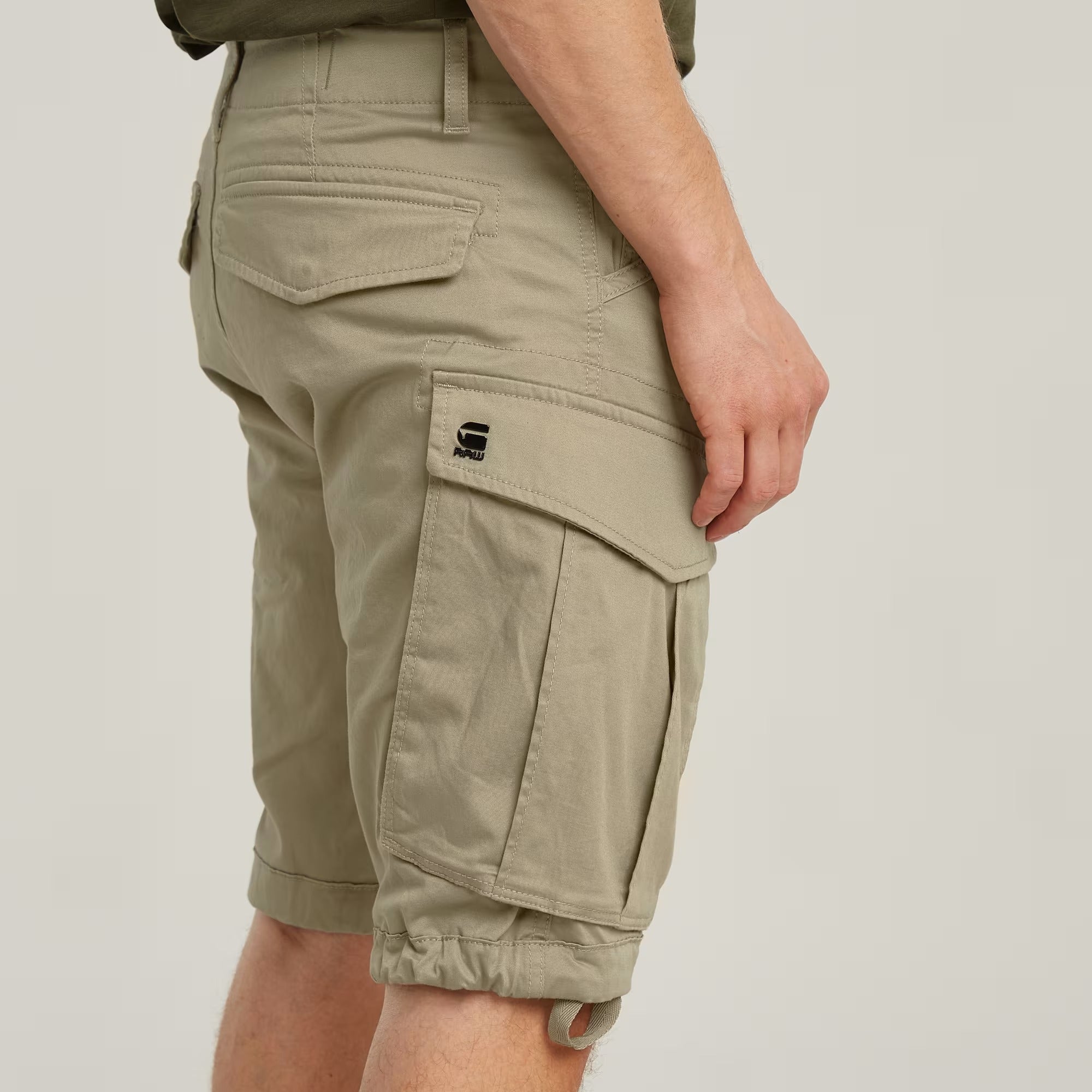 G-STAR RAW Shorts Uomo Rovic Zip Regular-Dune