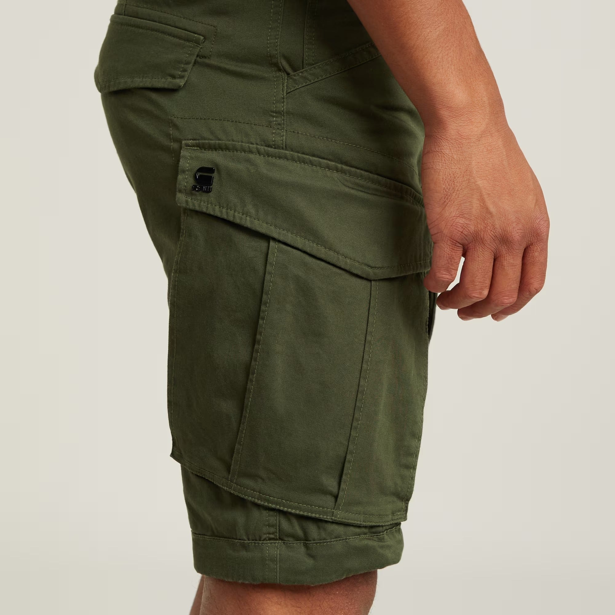 G-STAR RAW Shorts Uomo Rovic Zip Regular-Bronze Green
