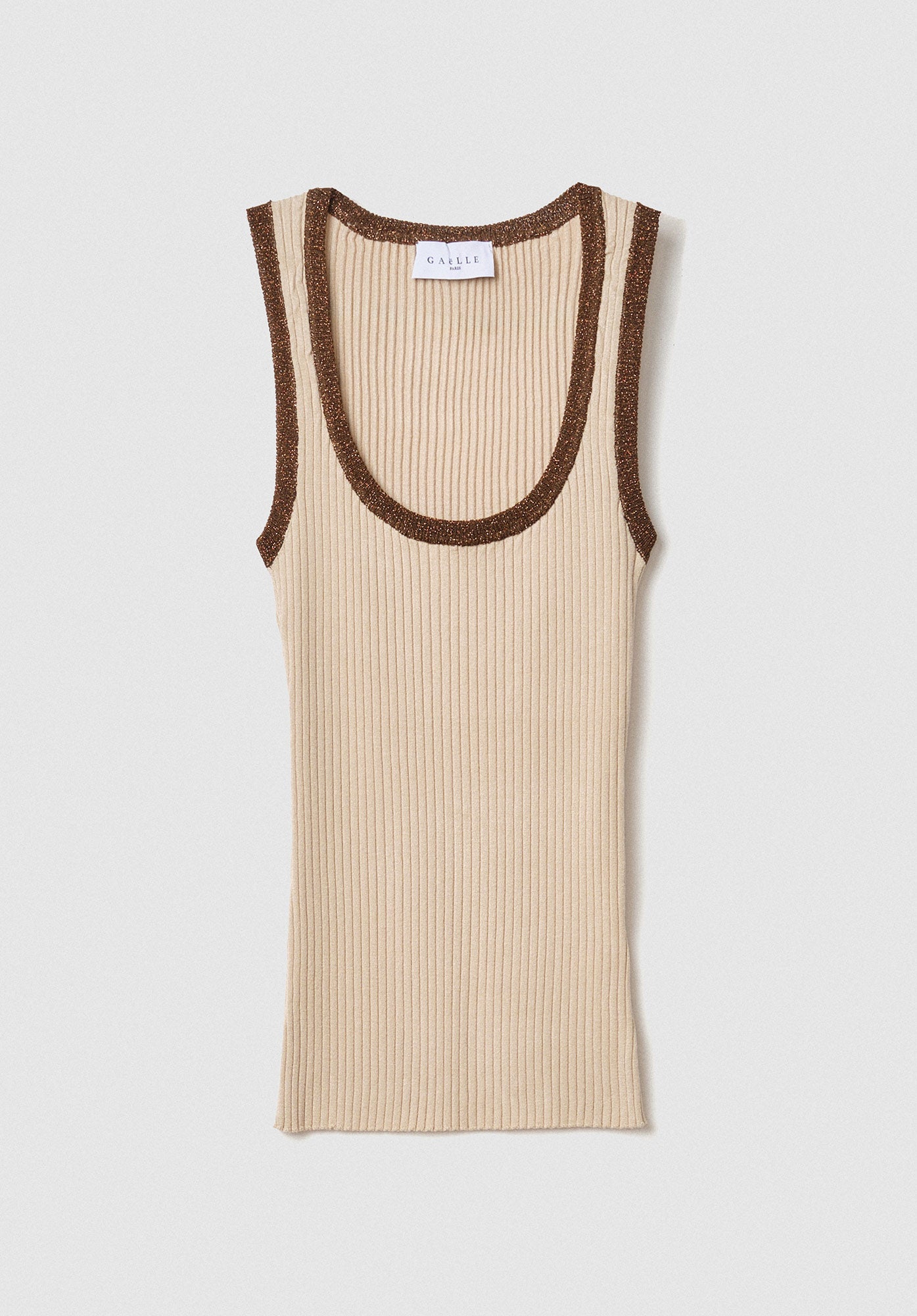 GAELLE PARIS Canotta Donna Bordo Lurex-Safari